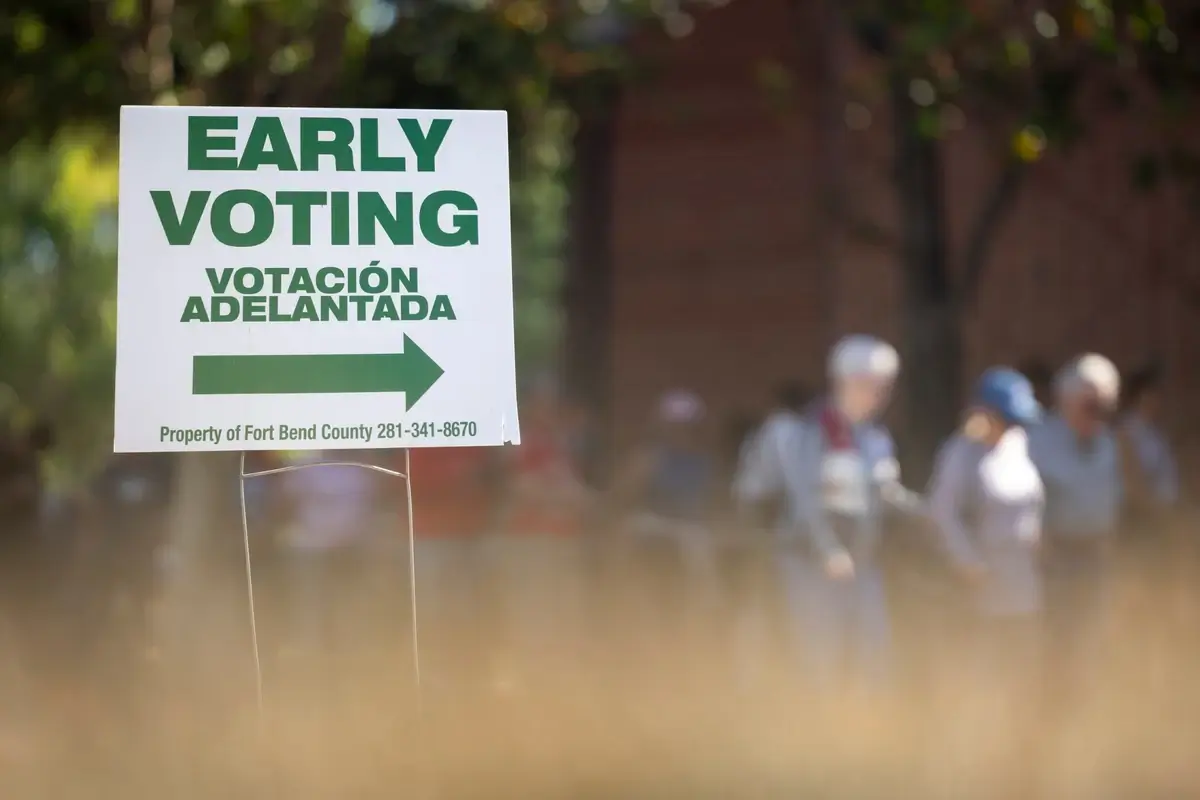texas primary turnout 2026 Early voting sign in 2026 texas democratic primary turnout