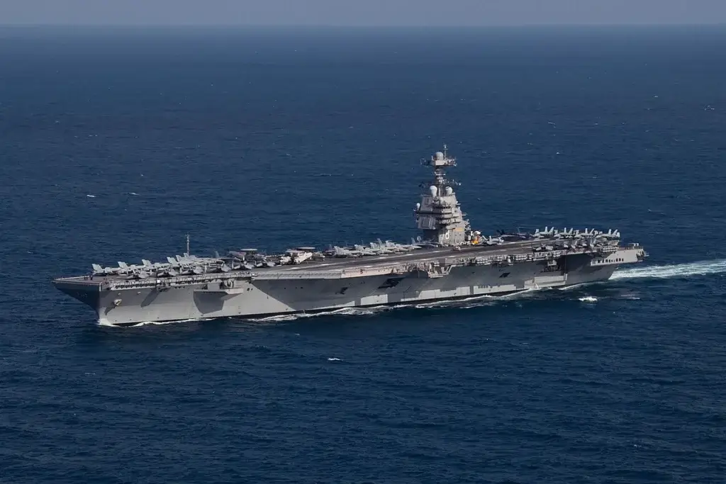 uss gerald r ford The u. S. Navy aircraft carrier uss gerald r. Ford
