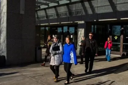Lawmakers walking away from the whipple building