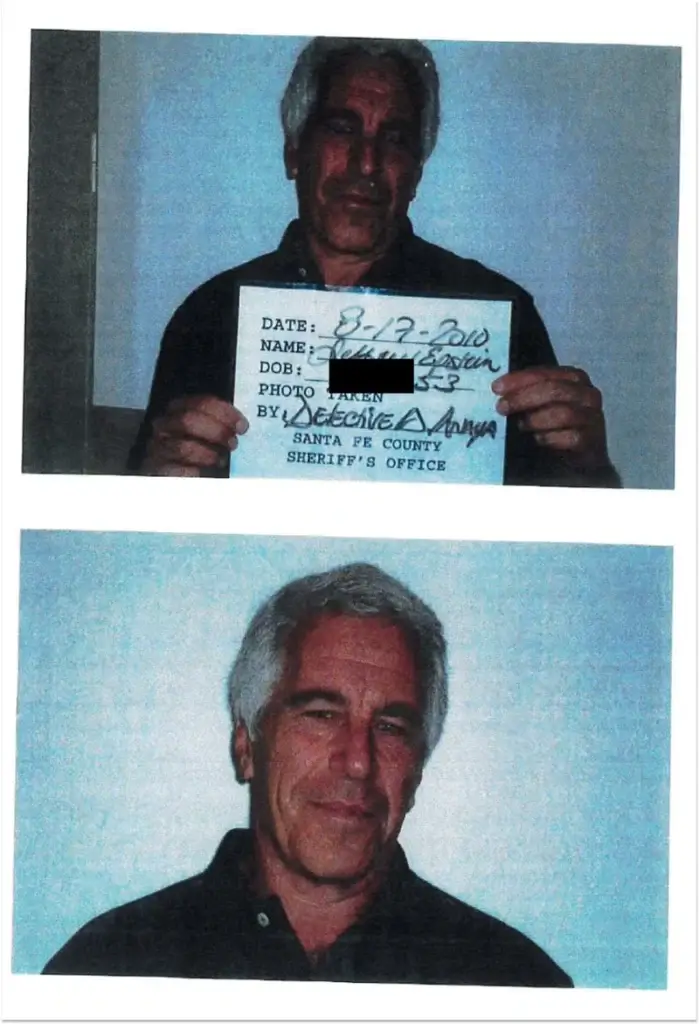 epstein sherrifs office Jeffrey epstein mugshots from santa fe county sheriff near zorro ranch
