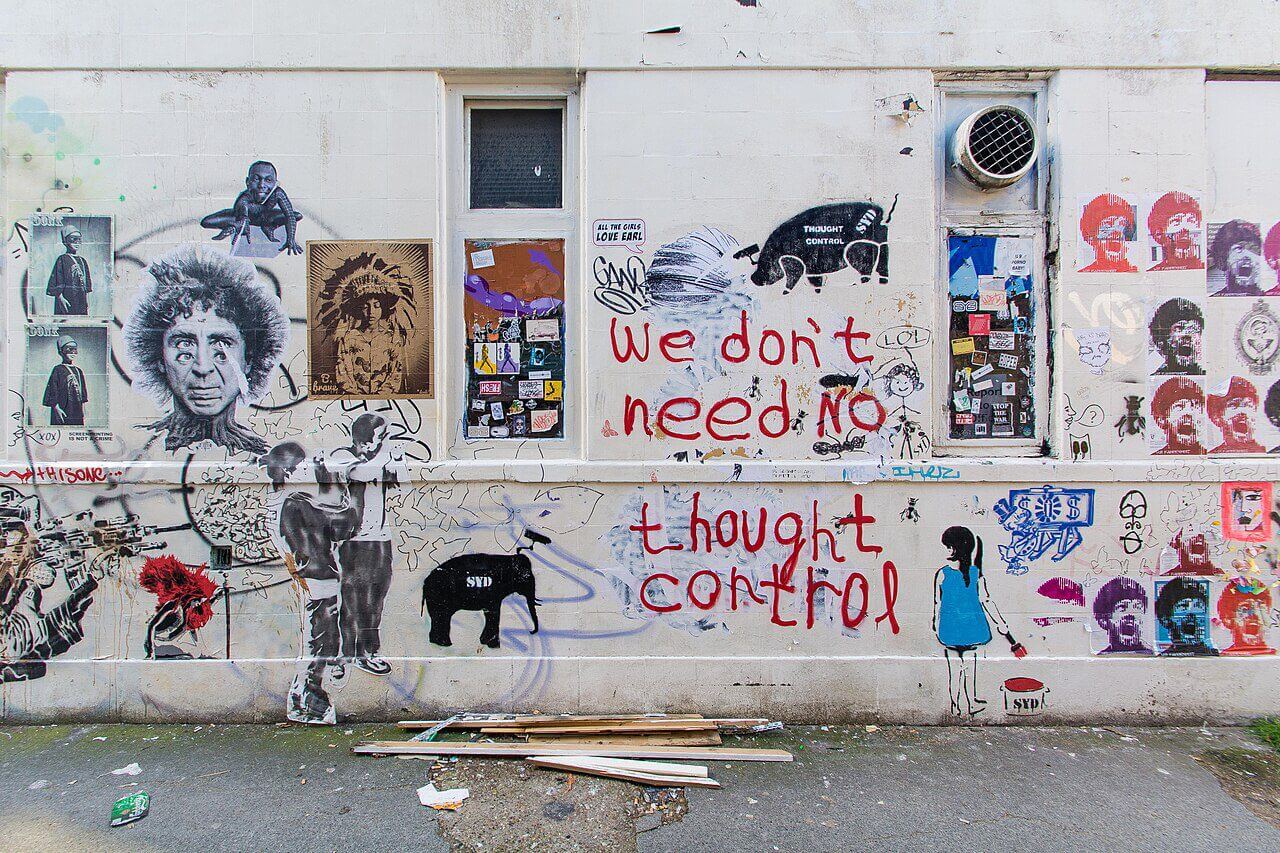 Pink floyd thought control graffiti. Illusory truth effect