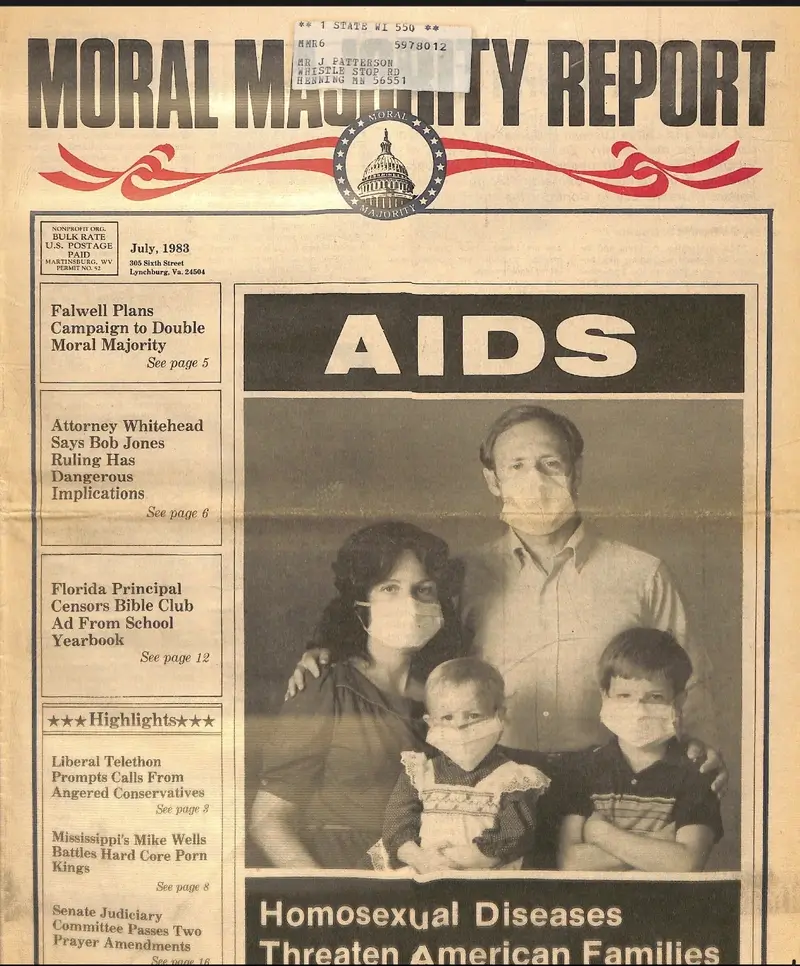 moral majority paper Christian zionism newspaper from 80’s