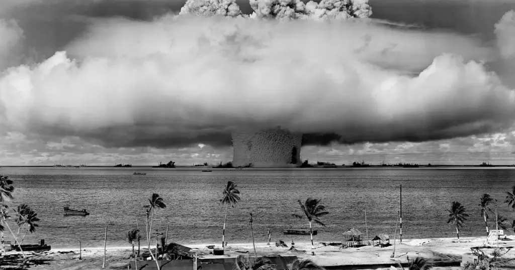 nuclear explosion ocean Who is preparing for nuclear catastrophe like this atomic explosion in the ocean