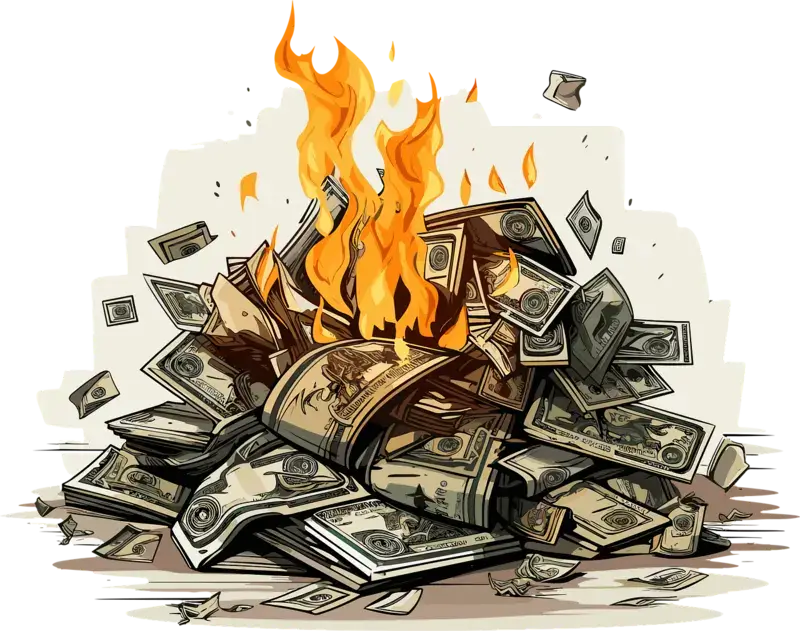 pentagon burning money lobster tails Lobstergate cash on fire