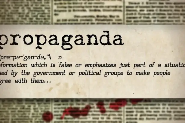 War propaganda video