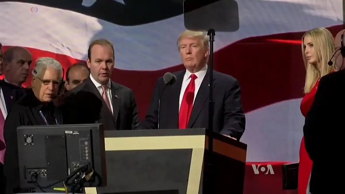 rick gates trump Rick gates and trump at the 2016 acceptance speech rehearsal