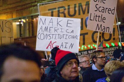 Protest sign what’s in the save america act