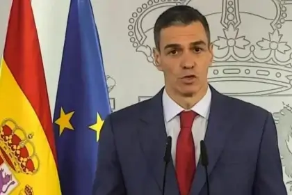 Pedro sánchez addressed the nation the morning after president trump said he did not want 'anything to do' with spain