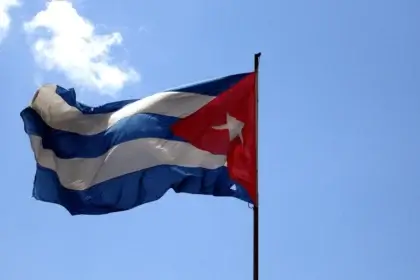 Cuba flag. Cuba ran out of oil