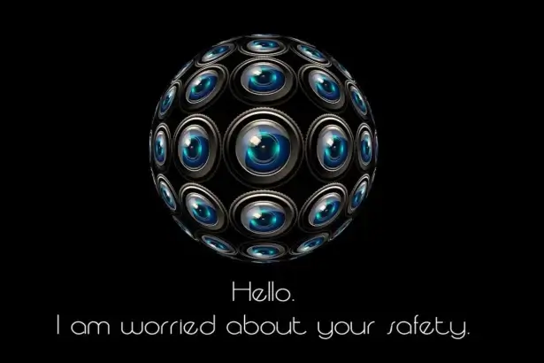Ai government surveillance a ball of eyes