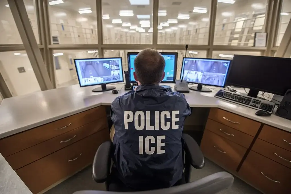 California ice detention center overcrowding