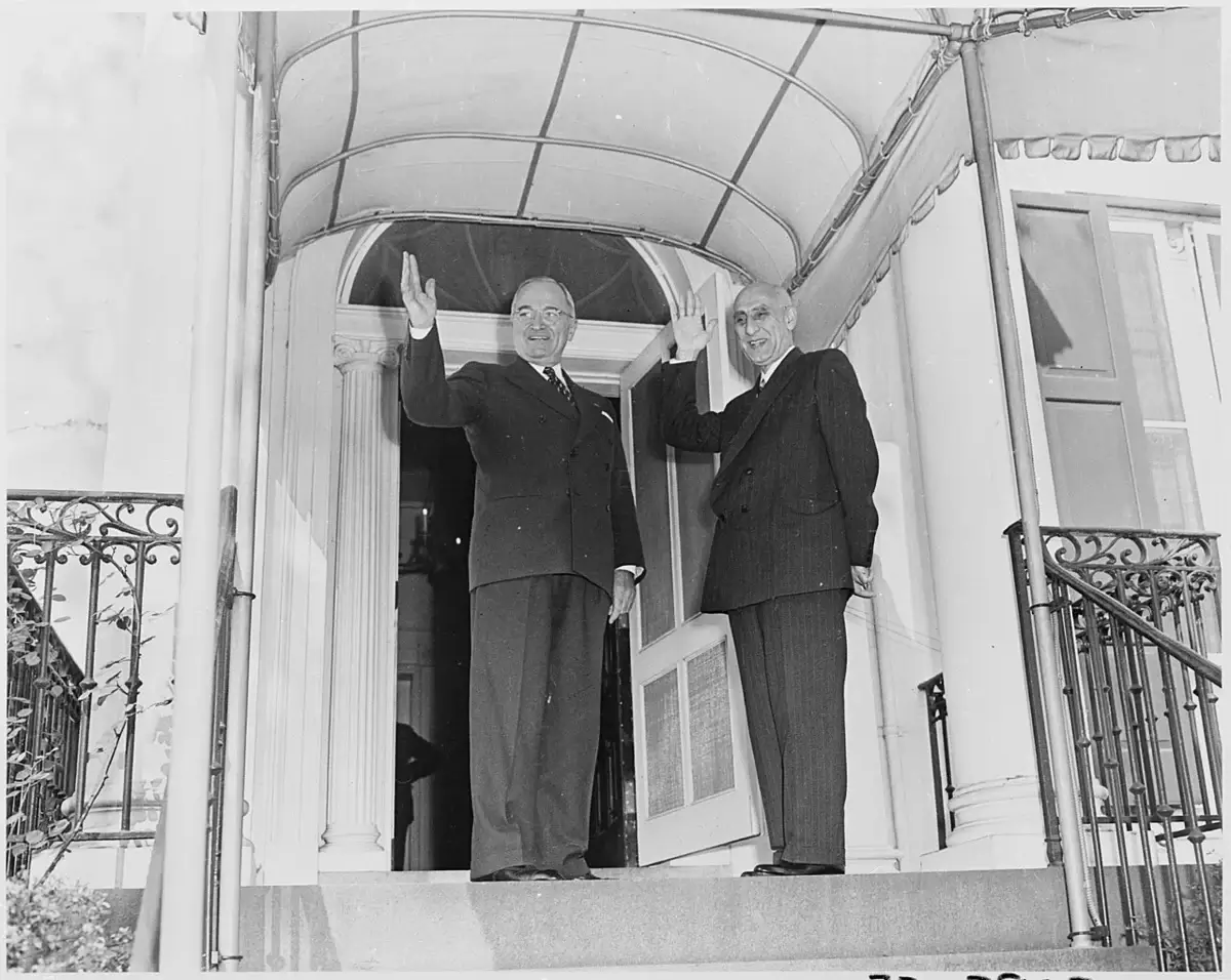 president truman iran pm Iran and the us were friends