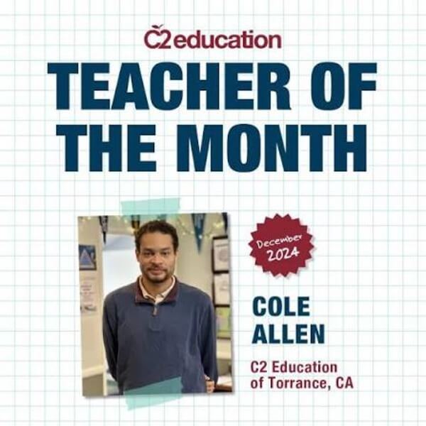 cole tomas allen teacher Cole tomas allen won a teachcher of the month award in the past
