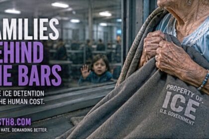 The 85-year-old french widow was picked up at her house. She answered the door for ice agents wearing a nightgown and slippers. She was handcuffed and taken to an ice detention facility in another state.