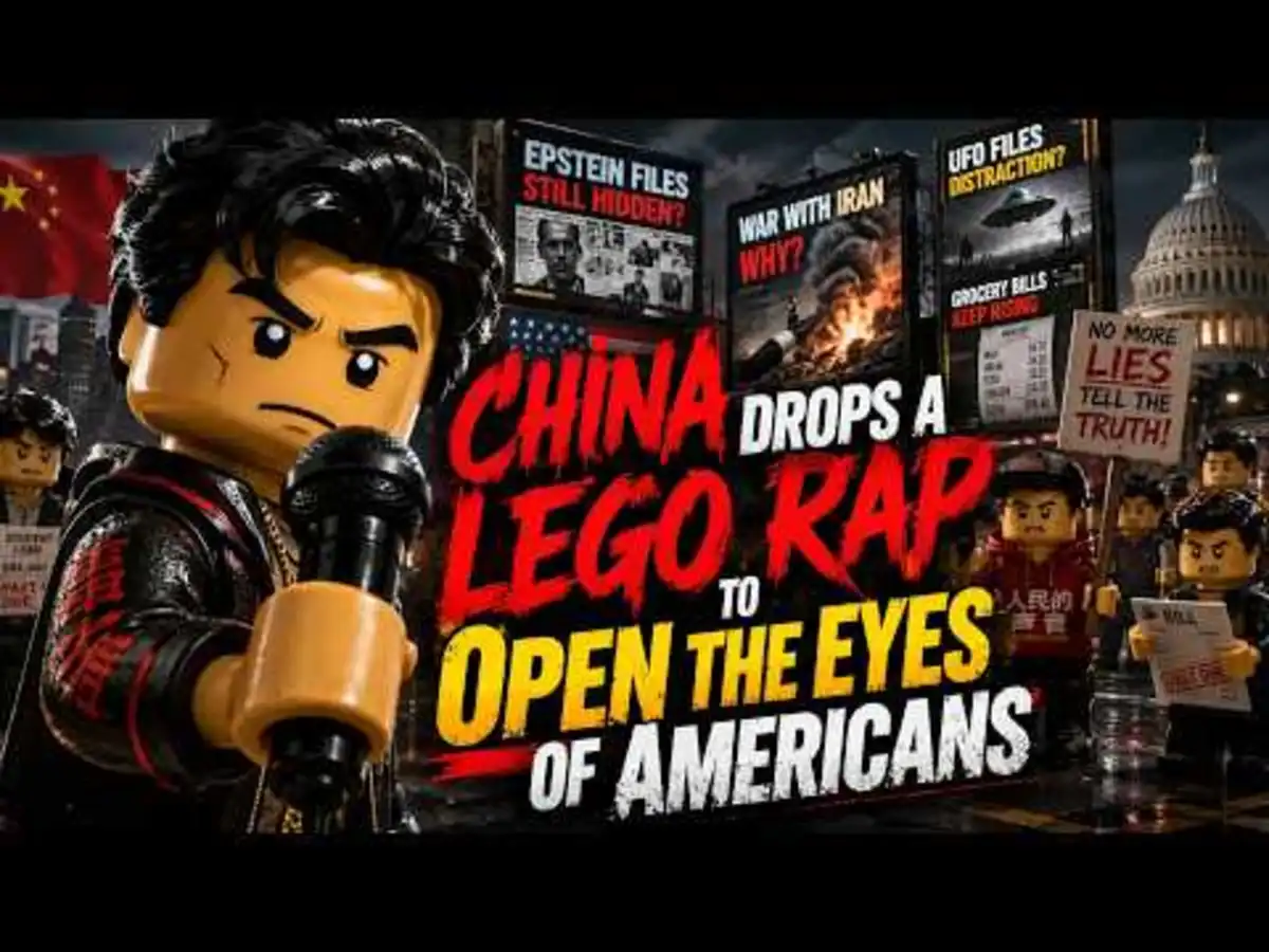 Youtube video cover from a lego video from china