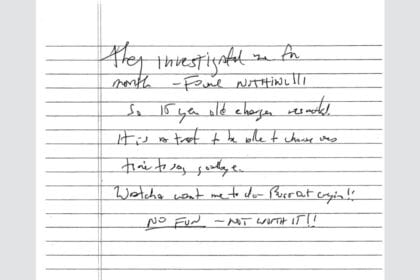 Epstein suicide note