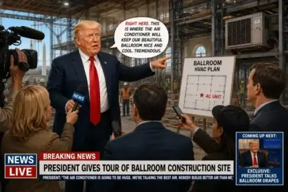 Trump ballroom press conference