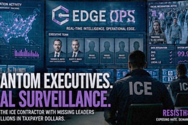 Immigrant tracking and surveillance company