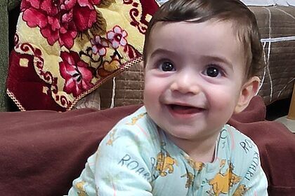 Sam abu haikal was shot and killed by an israeli soldier in the west bank on his 7 month birthday.