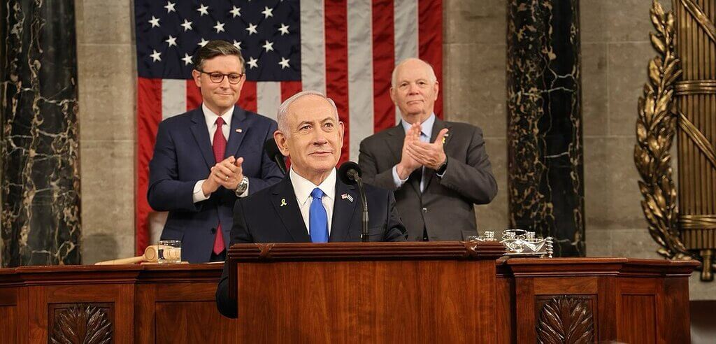 Benjamin netanyahu addresses congress