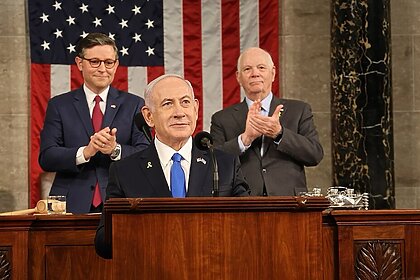 Benjamin netanyahu addresses congress