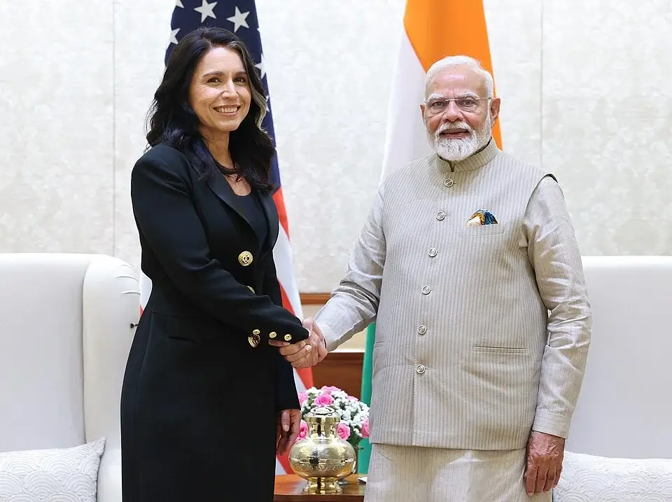 Dni tulsi gabbard meeting with pm modi of india