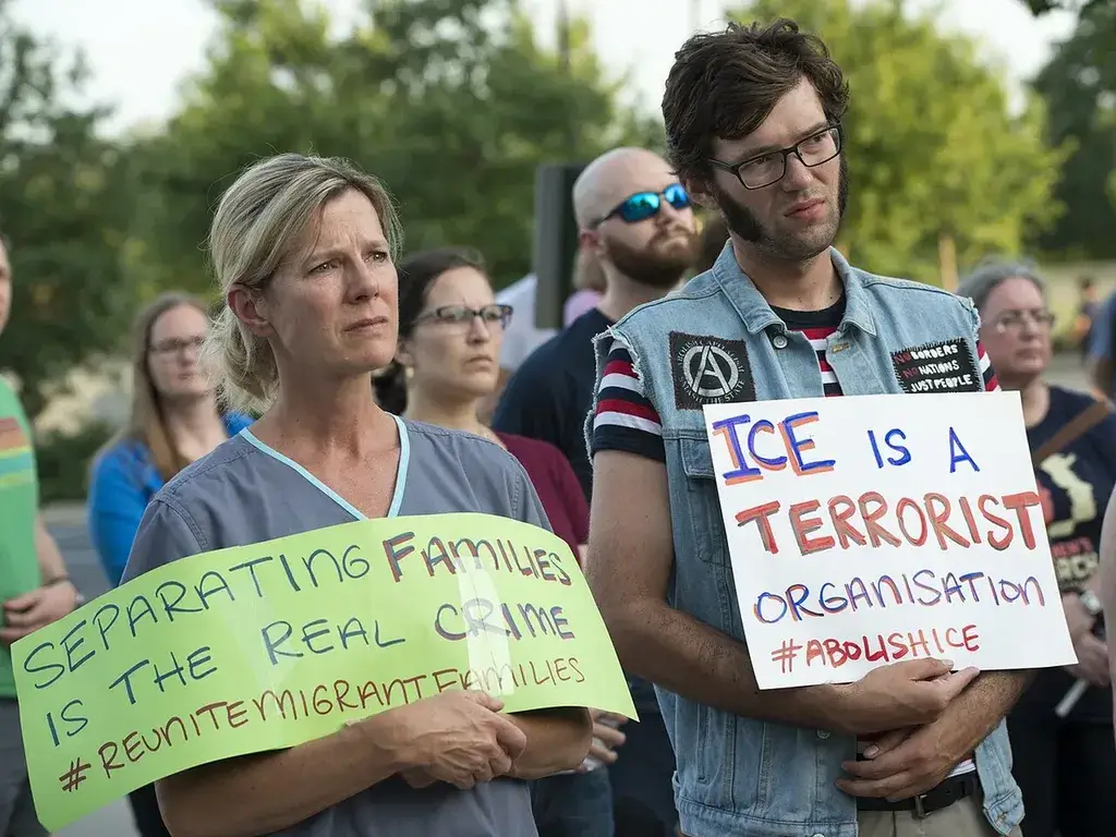 family separation Ice protest family separation sign effects of mass deportation on kids