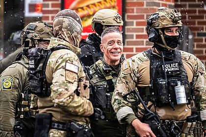 Greg bovino with ice officers in minneapolis