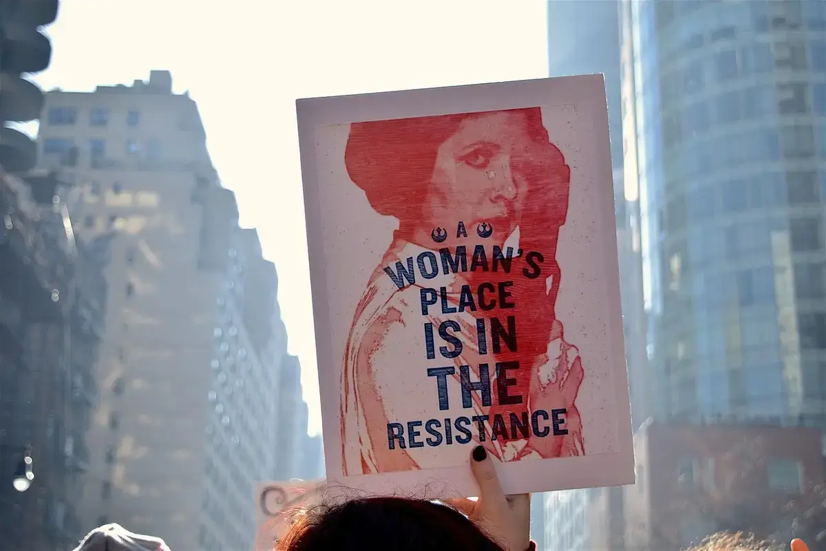 Star wars protest sign. Provressives are winning elections