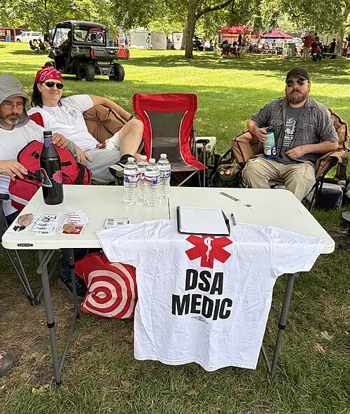 dsa medic table juneteenth event Dsa medic table