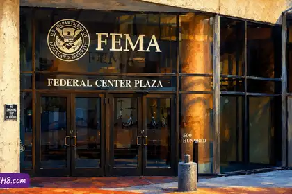 Fema entrance in washington, d. C.
