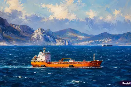 Energy independence impossible because oil is sold on the global market and transported in tankers like this one.