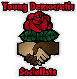 young democratic socialists logo New logo of the young democratic socialists of america