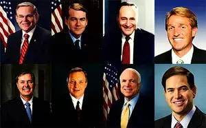 Members of the gang of eight