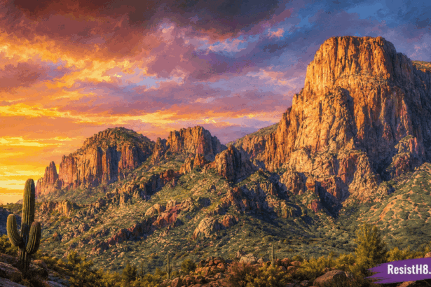 Big Bend border wall construction through the National Park in Texas