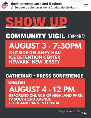 Instagram post about the delaney hall detainee death