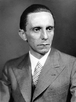 joseph goebbels portrait Portrait of joseph goebbels