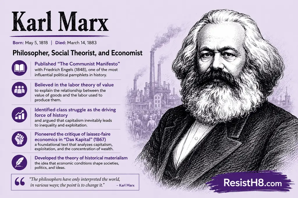 karl marx infocard Karl marx infocard