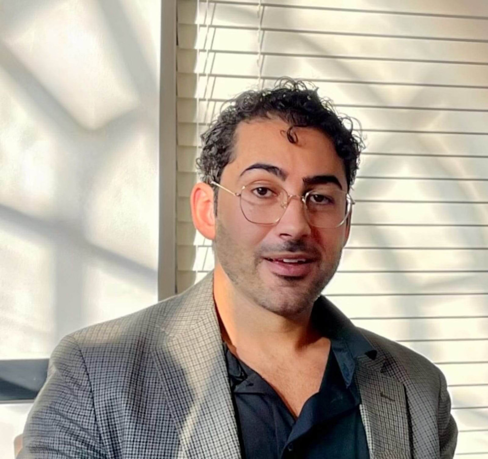 mohsen student abducted Mega master immigration hearings. Photo of palestinian advocate, mohsen mahdawi