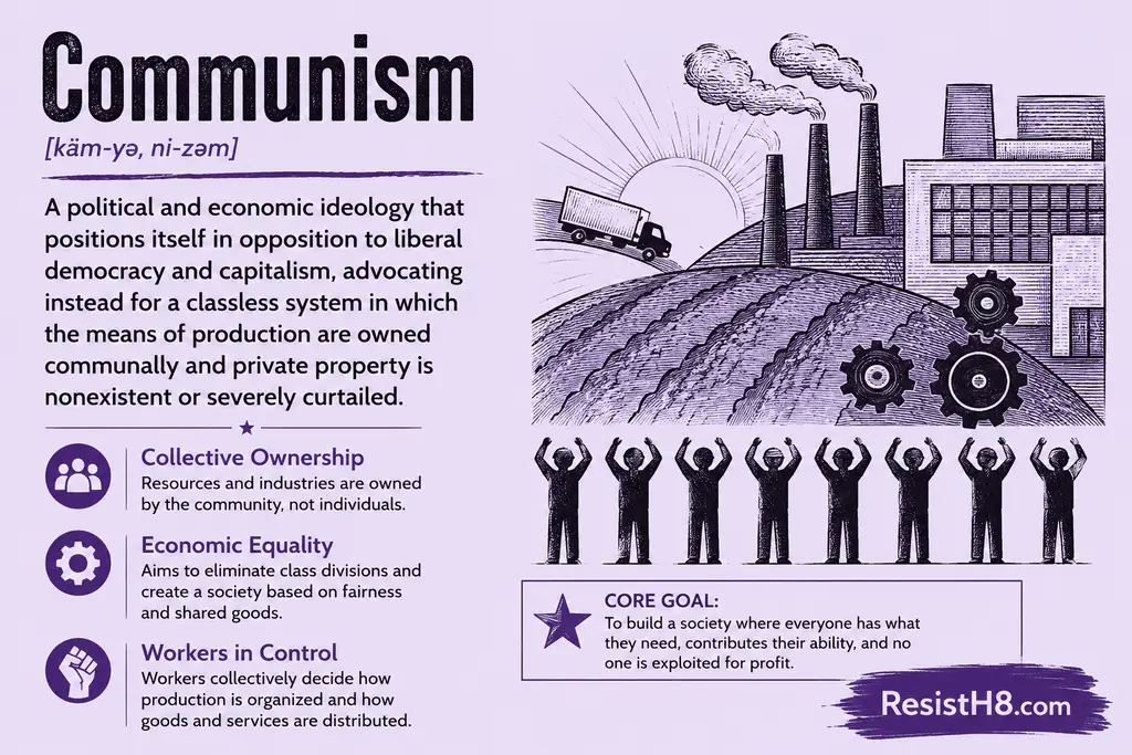communism infocard Communism infocard. A big, scary word