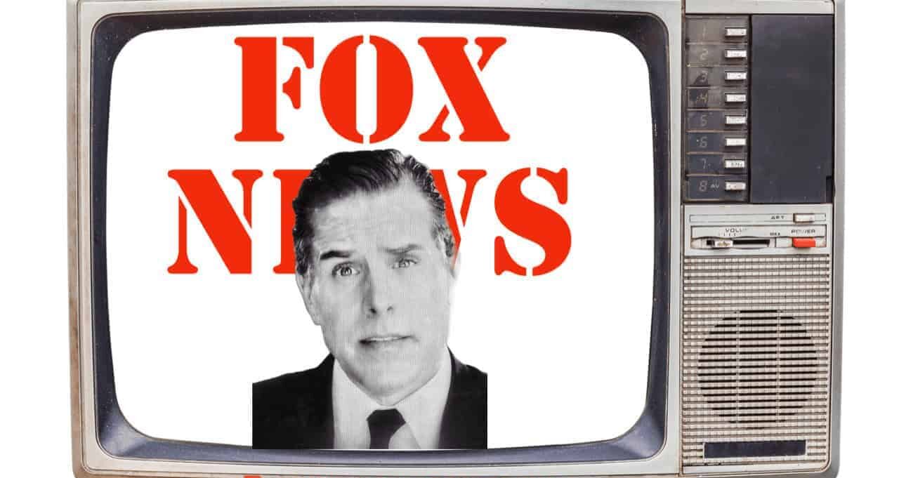 1fb7a18d 9b39 404f ab5f e058187abadf edited Hunter biden on a television screen in front of fox news title. Illusory truth effect champions.