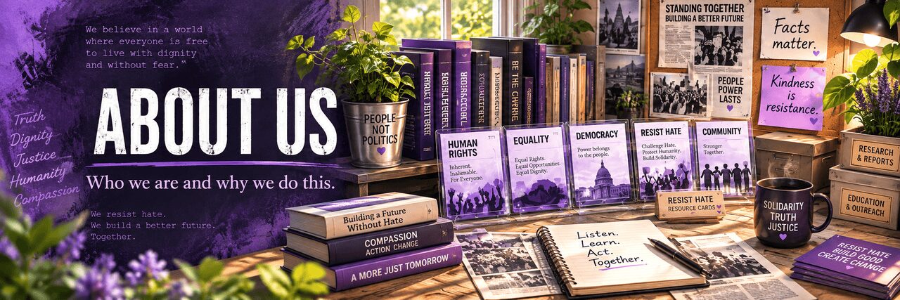 light about banner What is resist hate? | about us