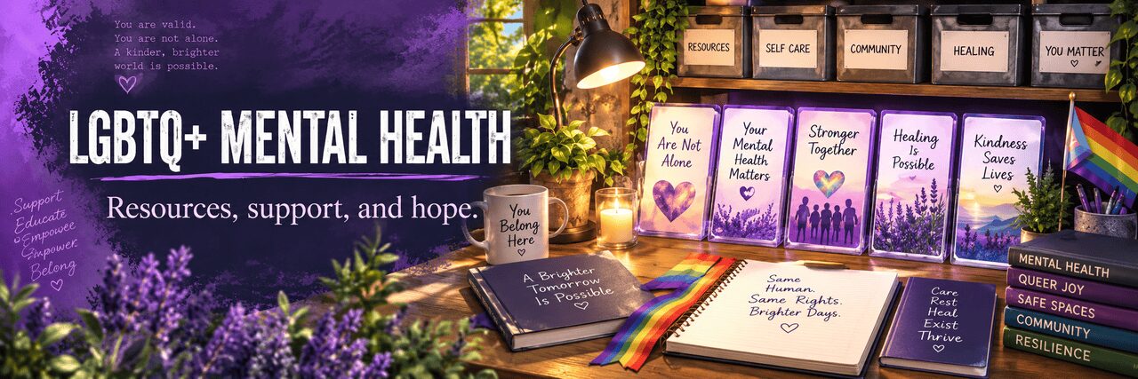 lighter lgbtq banner Lgbtq mental health resources page banner