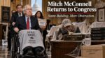 Mitch mcconnell returns to the senate.